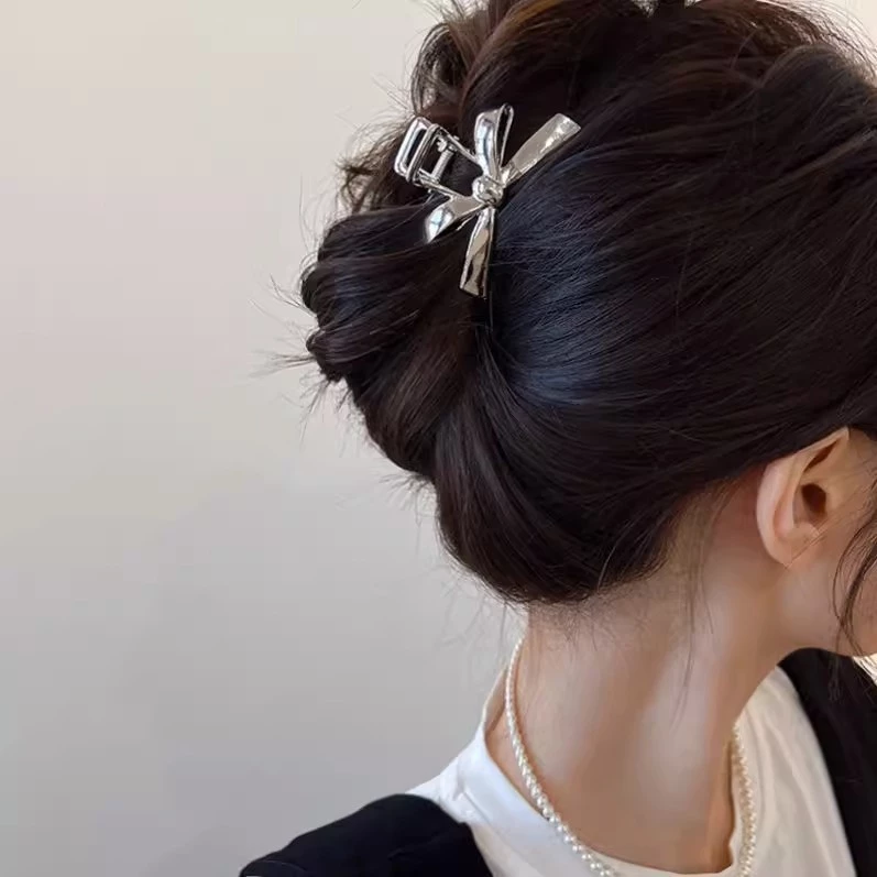 kẹp tóc nơ kim loại Kẹp tóc nơ kim loại